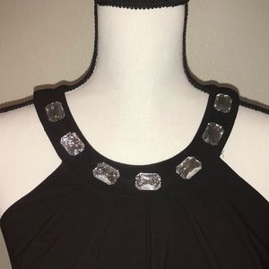 Womans B. Darlin Jeweled Necklace Dress